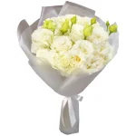 Букет из 7 белых эустом